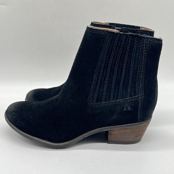 Josef Seibel 37 EU 6 - 6.5 US Daphne 44 Black Suede Leather Ankle Boots Shoes - Picture 6 of 14